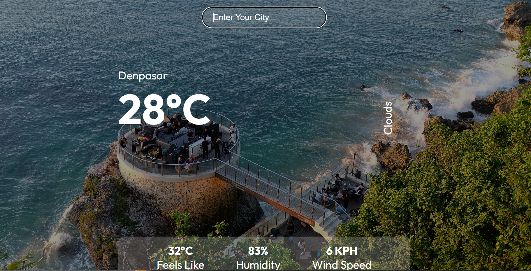 Weather App forecast interface preview