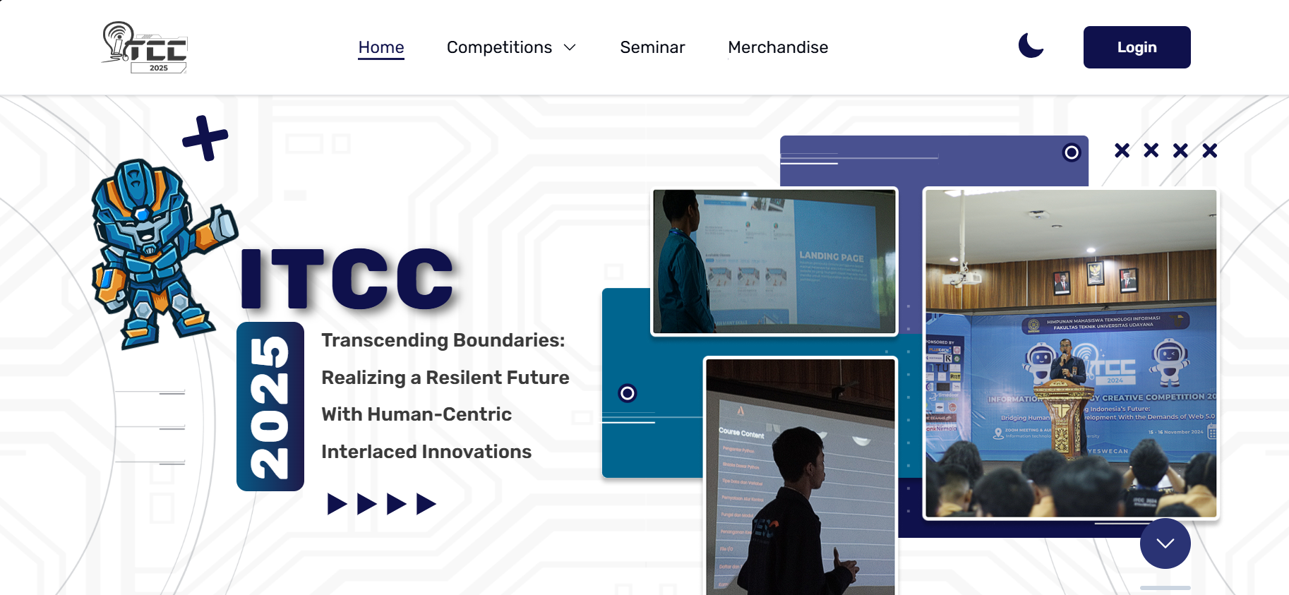 ITCC 2025 competition portal preview